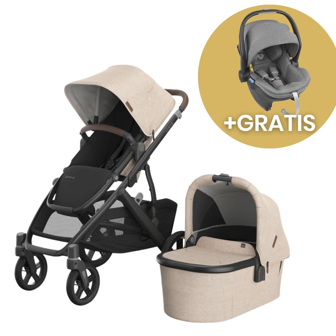 UPPAbaby® Voziček s košaro 2v1 Vista V3 Liam + GRATIS lupinica MESA I-SIZE 0+ Gregory UPPAbaby