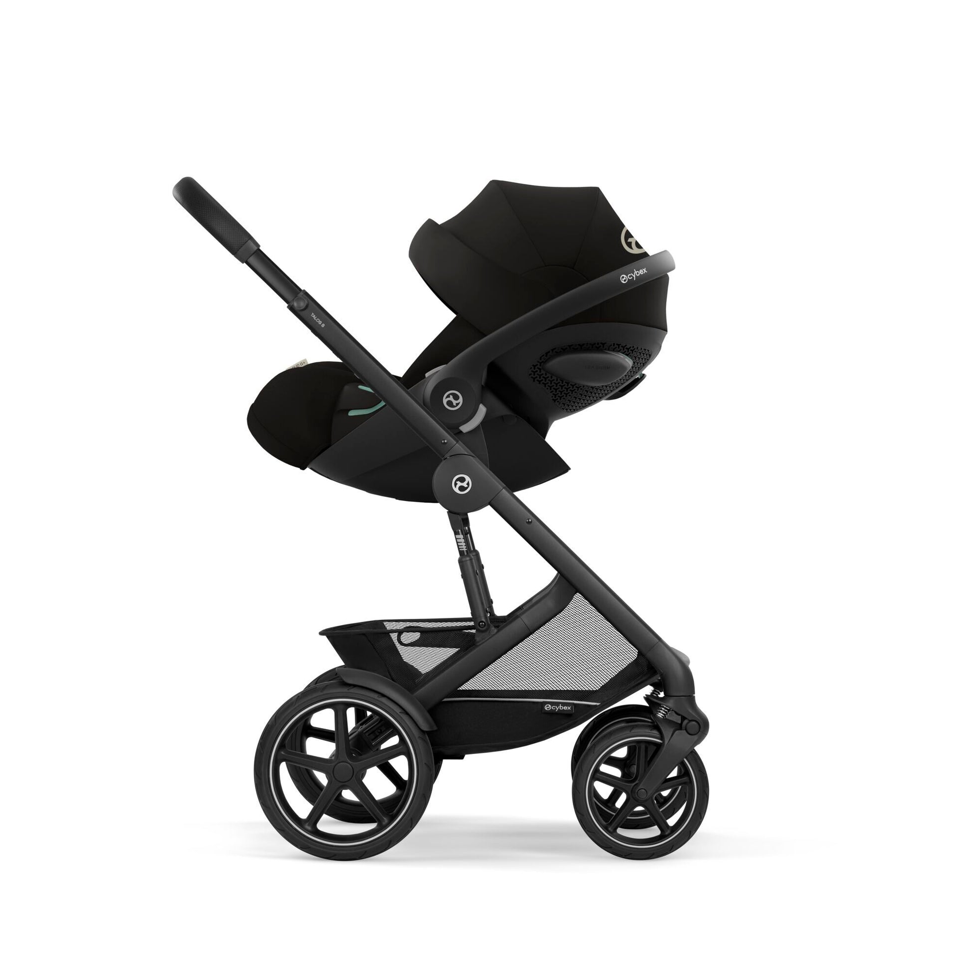 Cybex® Otroški voziček Talos S LUX (0-22 kg) Moon Black (Black Frame) Cybex