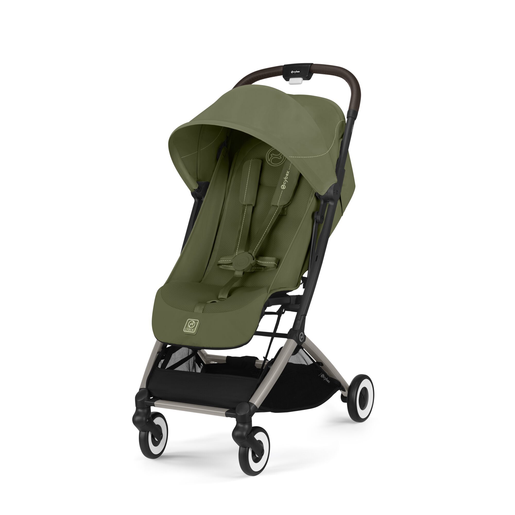 Cybex® Otroški voziček Orfeo (0-22kg) Moss Green (Taupe Frame) Cybex