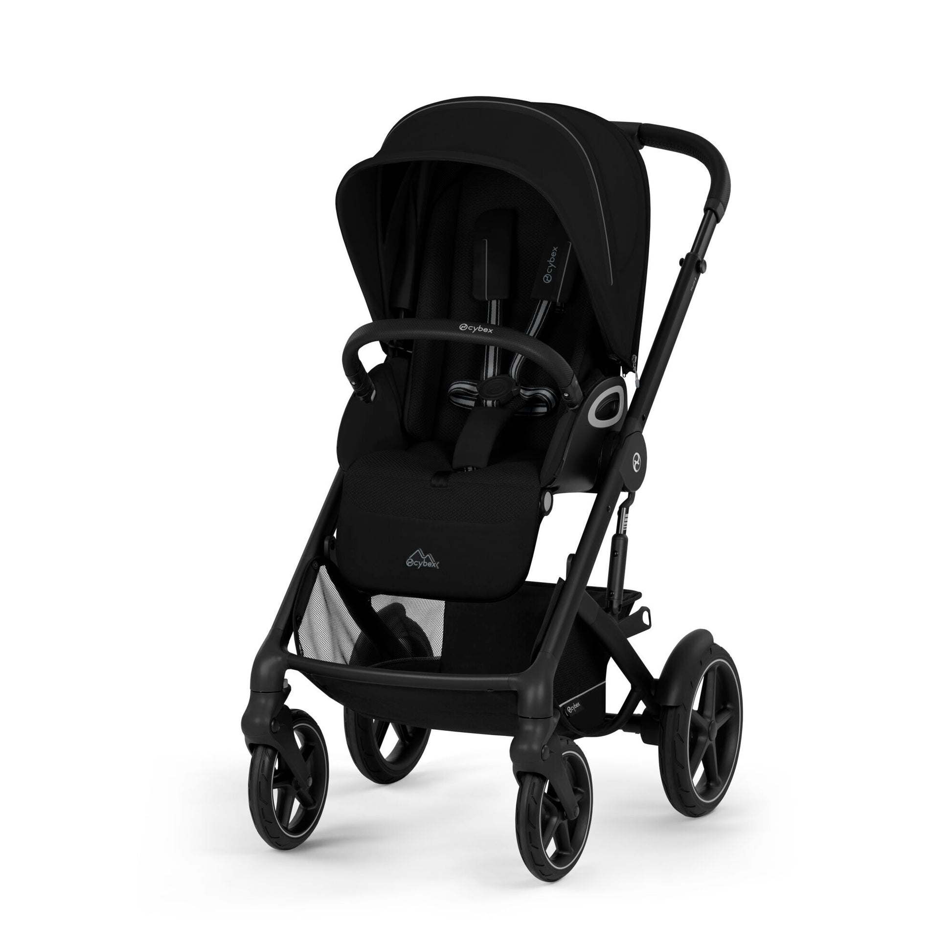 Cybex® Otroški voziček Talos S LUX (0-22 kg) Moon Black (Black Frame) Cybex