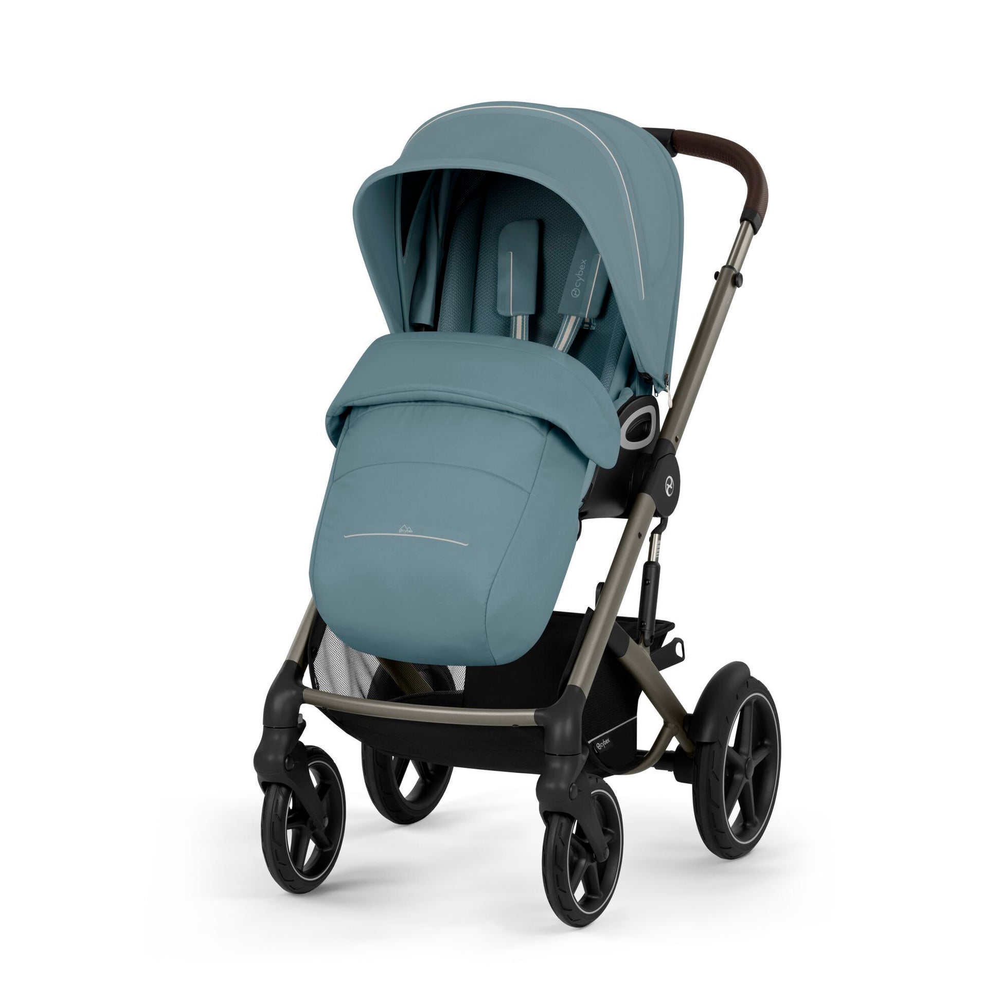 Cybex® Otroški voziček Talos S LUX (0-22 kg) Stormy Blue (Taupe Frame) Cybex