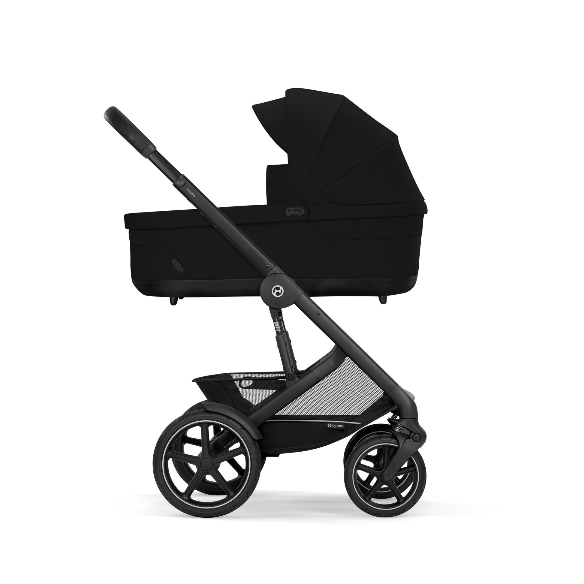 Cybex® Otroški voziček Talos S LUX (0-22 kg) Moon Black (Black Frame) Cybex
