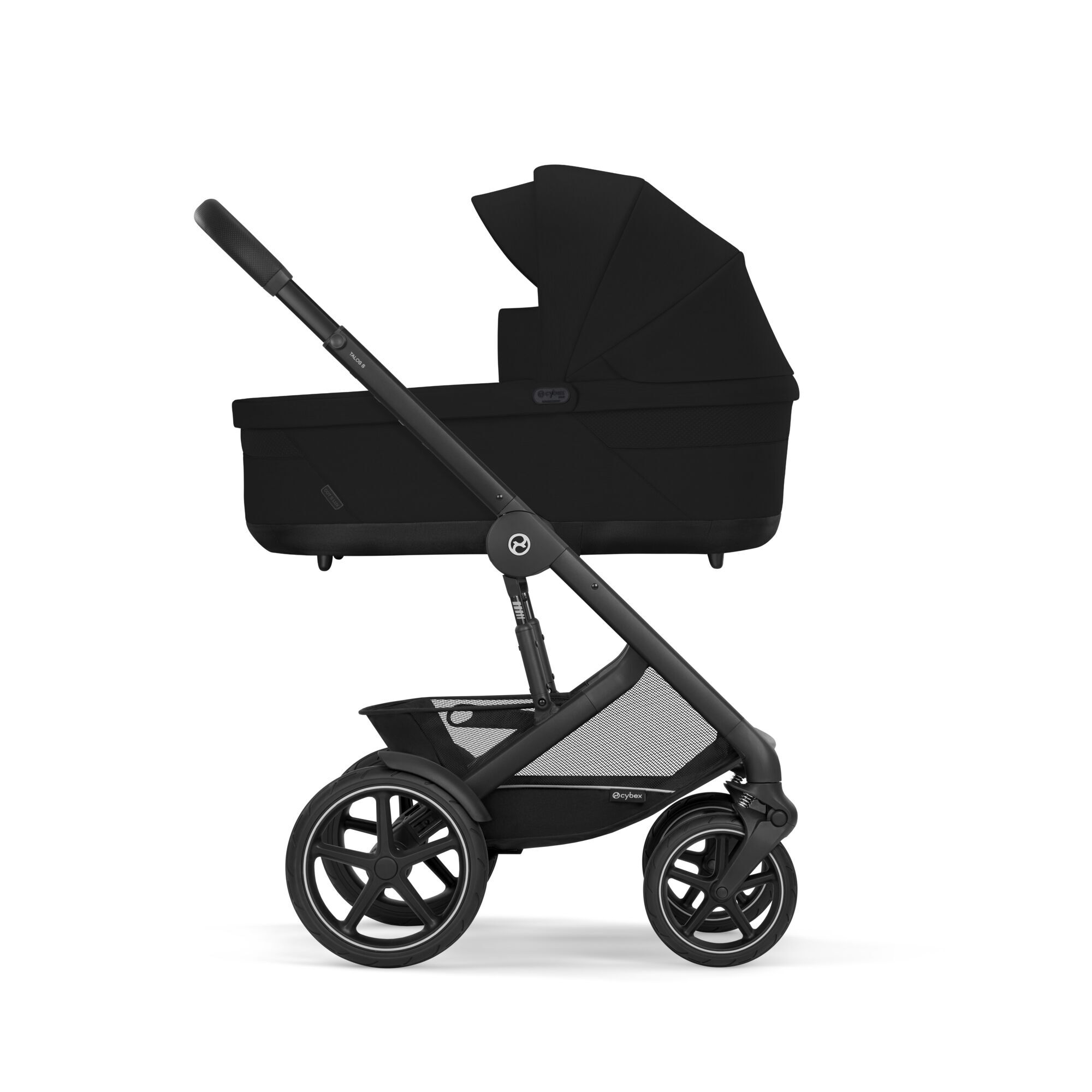Cybex® Otroški voziček Talos S LUX (0-22 kg) Moon Black (Black Frame) Cybex