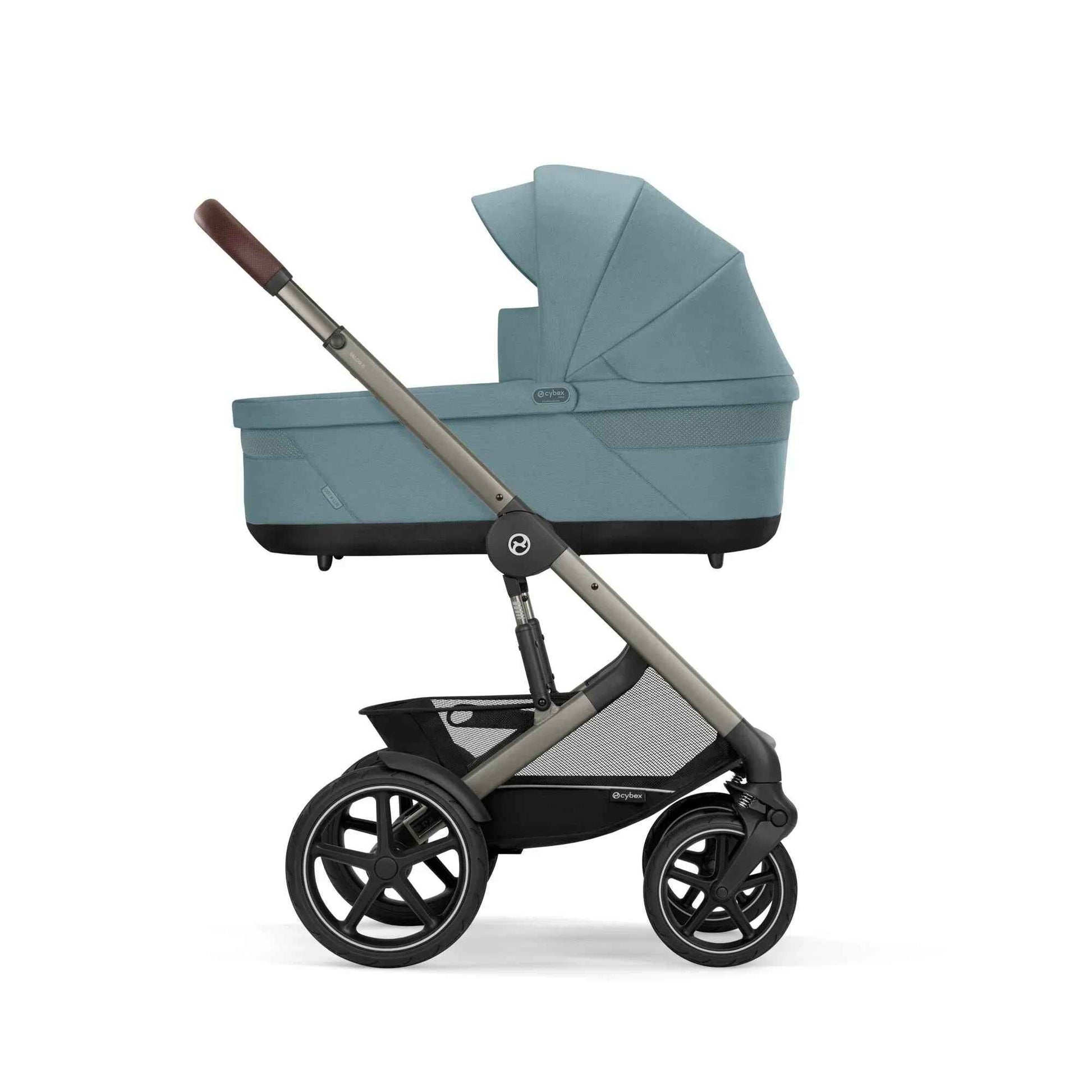cybex balios s lux river blue Cybex® Baby stroller Talos S LUX (0-22 kg) Stormy Blue (Taupe Frame)