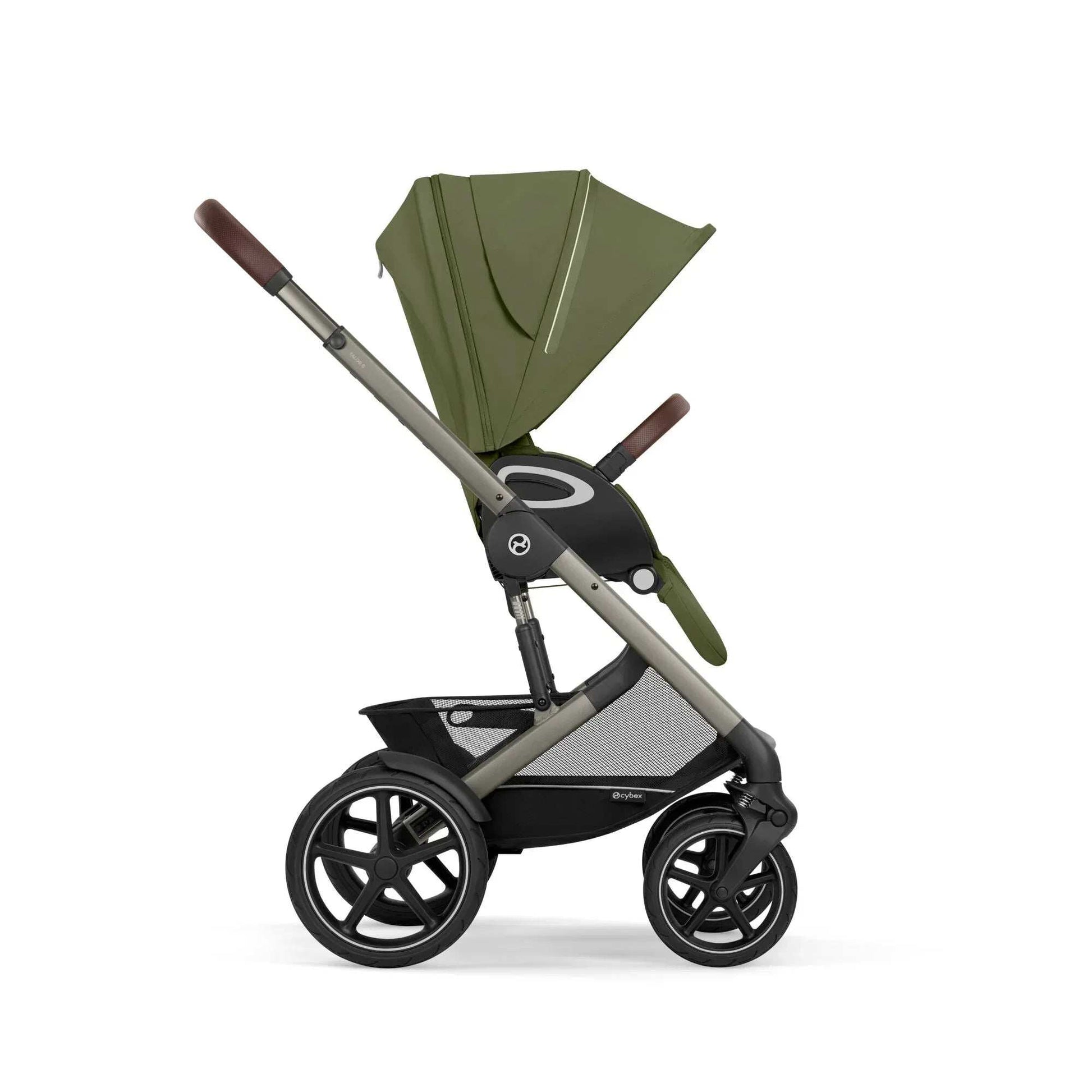 cybex melio street olive green Cybex® Baby stroller Talos S LUX (0-22 kg) Moss Green (Taupe Frame) – Evitas
