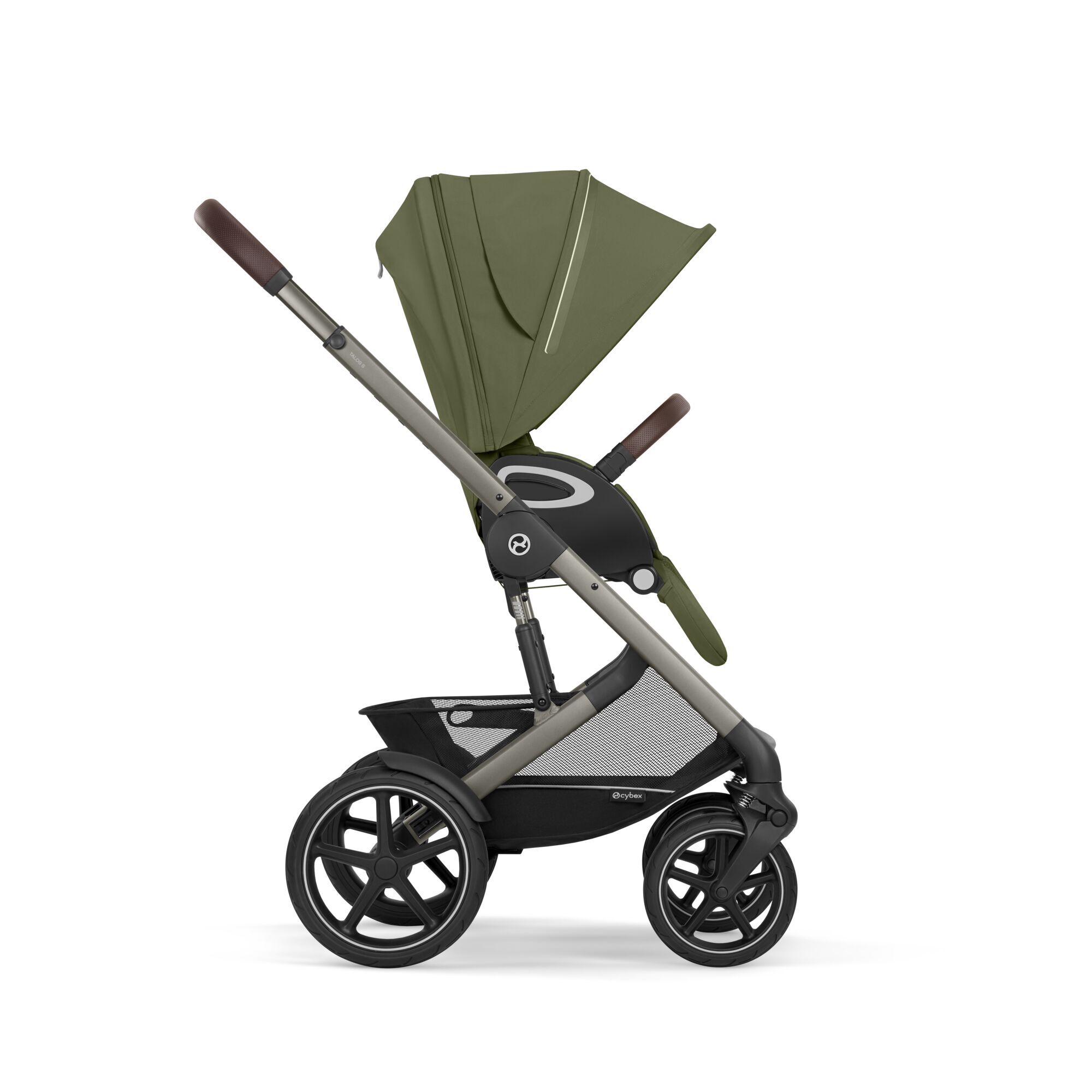 Cybex® Otroški voziček Talos S LUX (0-22 kg) Moss Green (Taupe Frame) Cybex