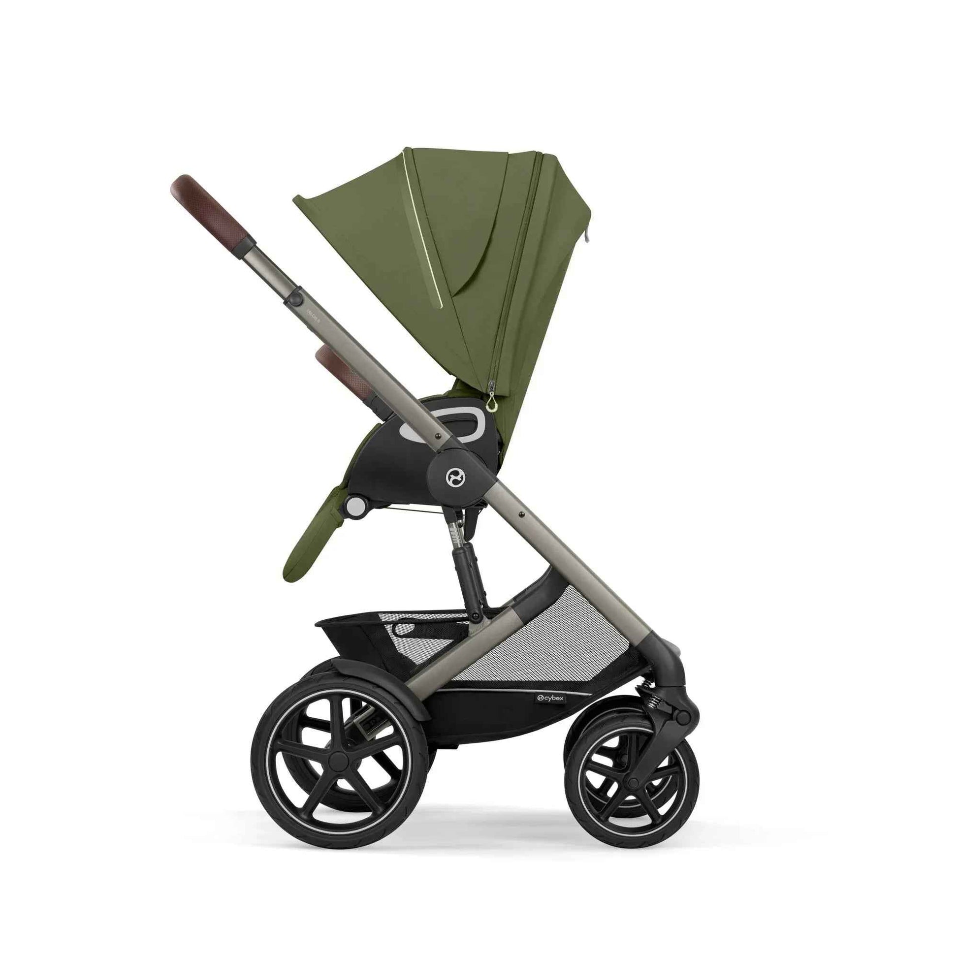 cybex stroller topaz Cybex® Baby stroller Talos S LUX (0-22 kg) Moss Green (Taupe Frame) – Evitas