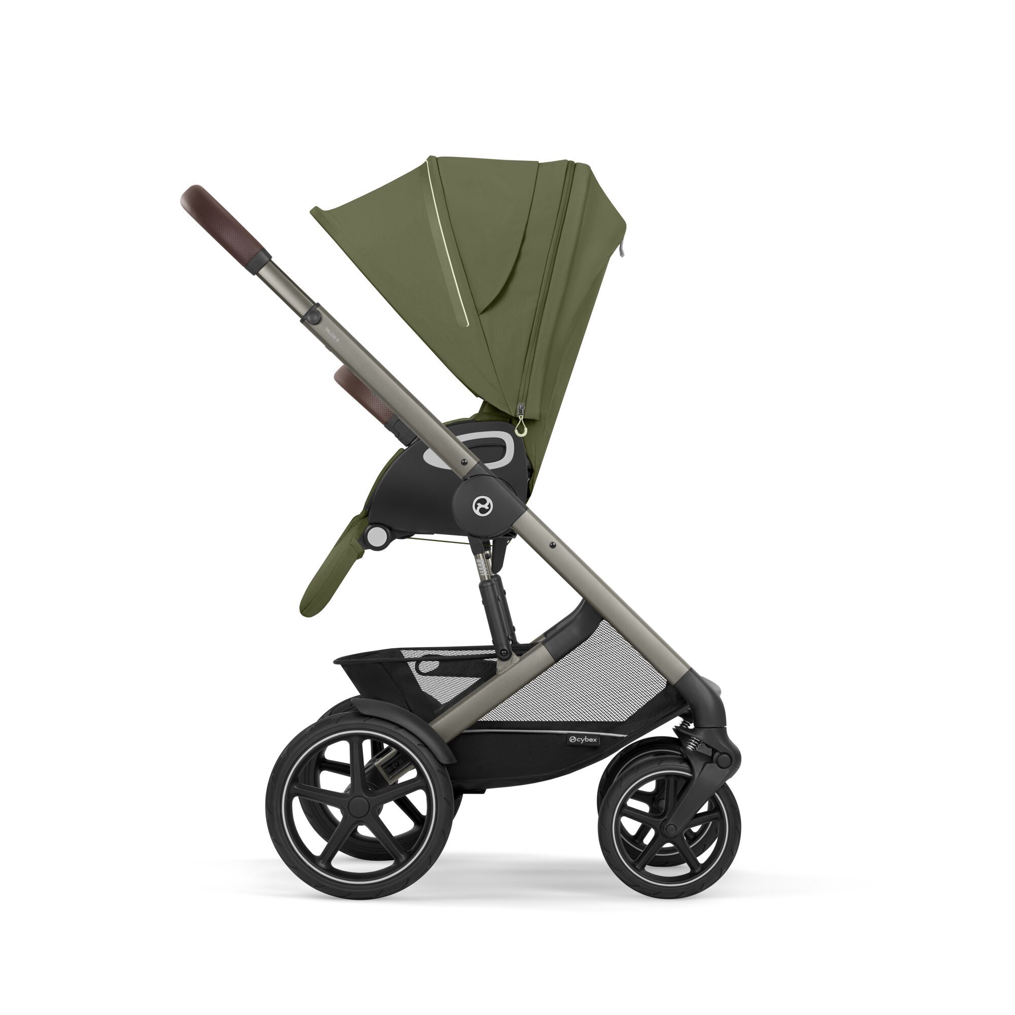 Cybex® Otroški voziček Talos S LUX (0-22 kg) Moss Green (Taupe Frame) Cybex