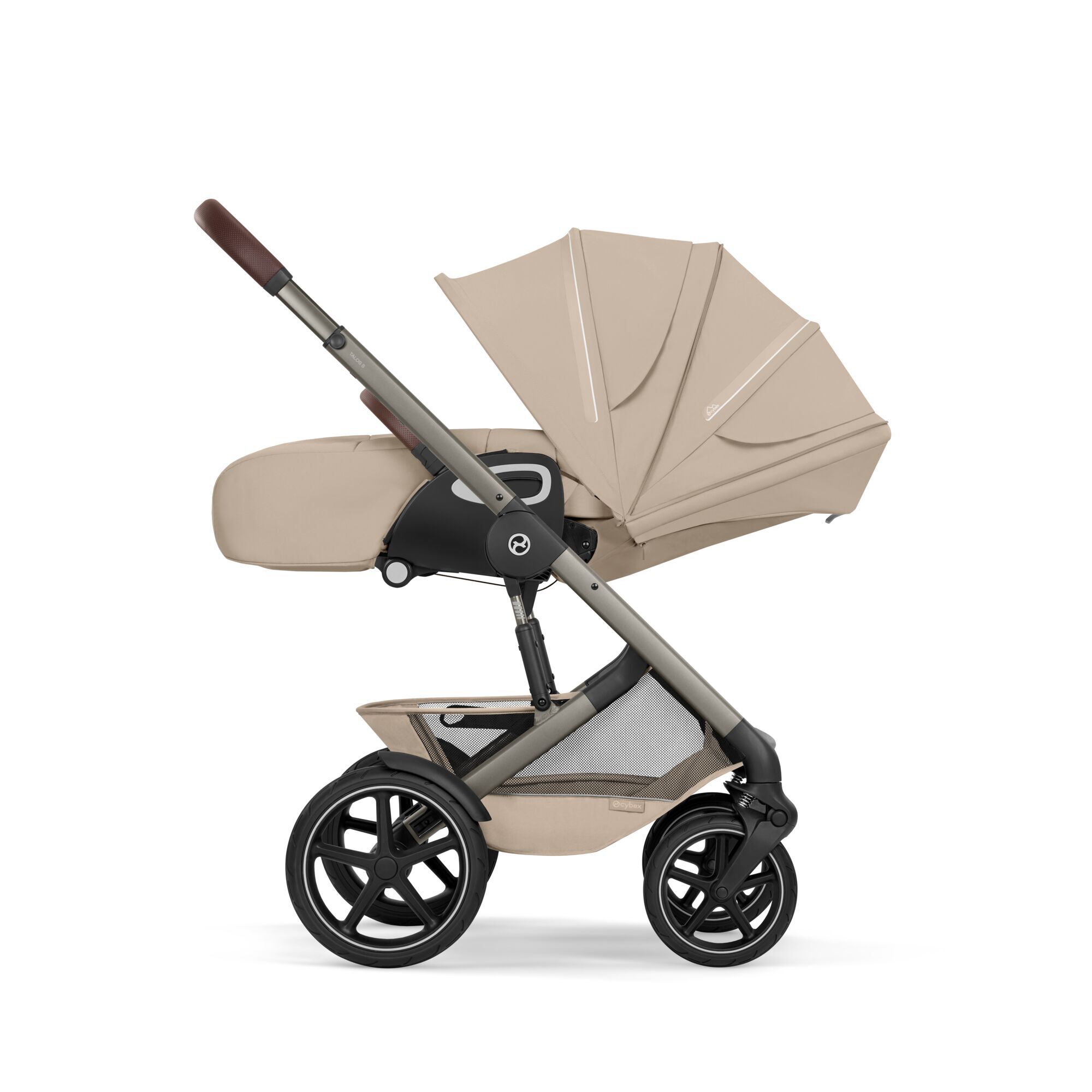 Cybex® Talos™ S Lux Stroller Almond Beige (Taupe Frame)