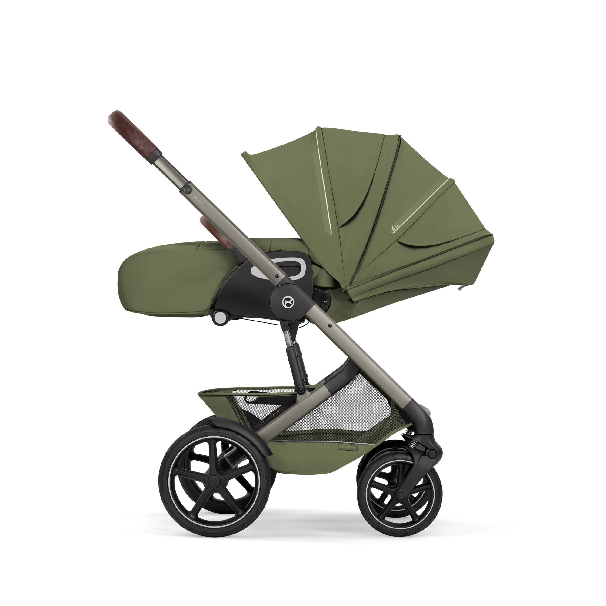Cybex® Stroller Talos™ S Lux Moss Green (Taupe Frame)