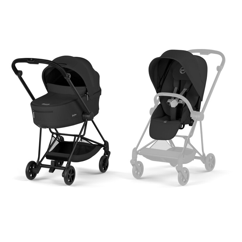 Cybex Platinum® Otroški voziček s zložljivo košaro 2v1 Mios™ Comfort Sepia Black | Matt Black Cybex Platinum