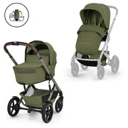 Cybex® Talos™ S Lux Stroller Moss Green (Taupe Frame)