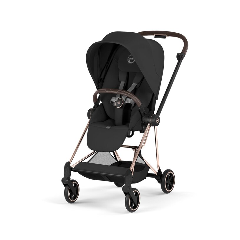 Cybex Platinum® Otroški voziček s zložljivo košaro 2v1 Mios™ Comfort Sepia Black | Rosegold Cybex Platinum