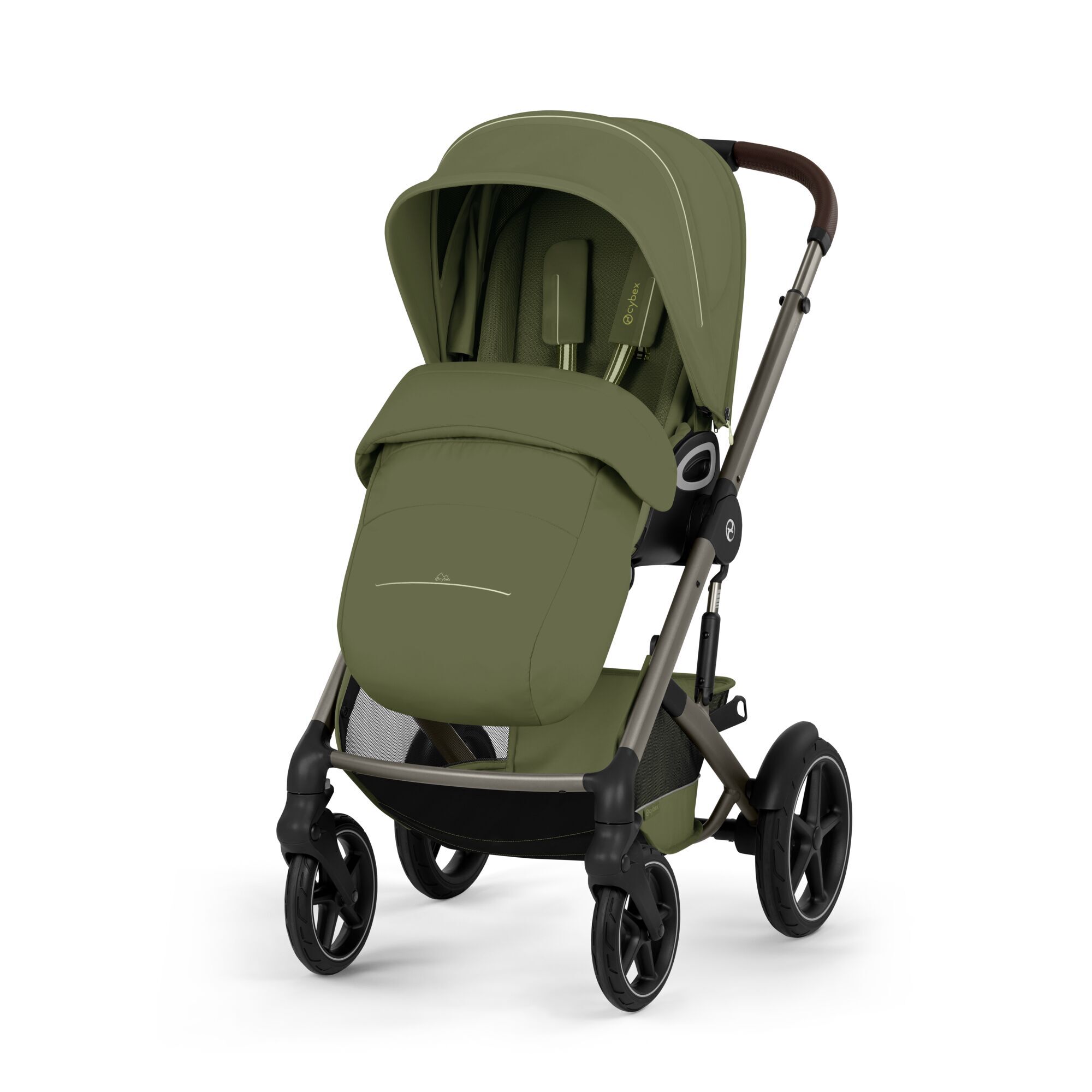 Cybex® Stroller Talos™ S Lux Moss Green (Taupe Frame)