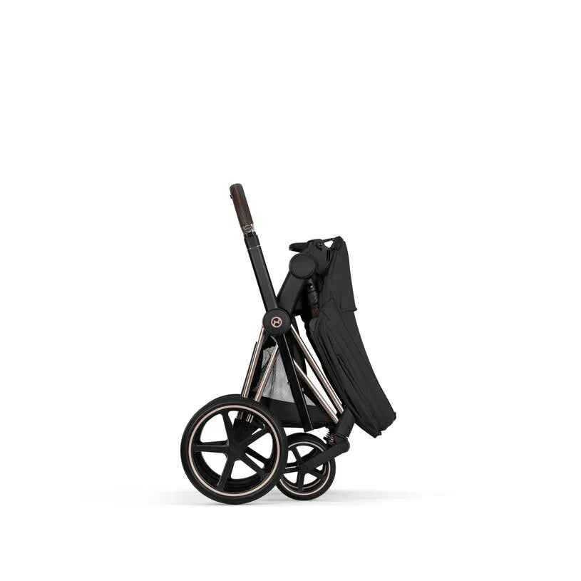 Cybex Platinum Priam 2-in-1 Stroller with Foldable Carry Cot Comfort Sepia Black