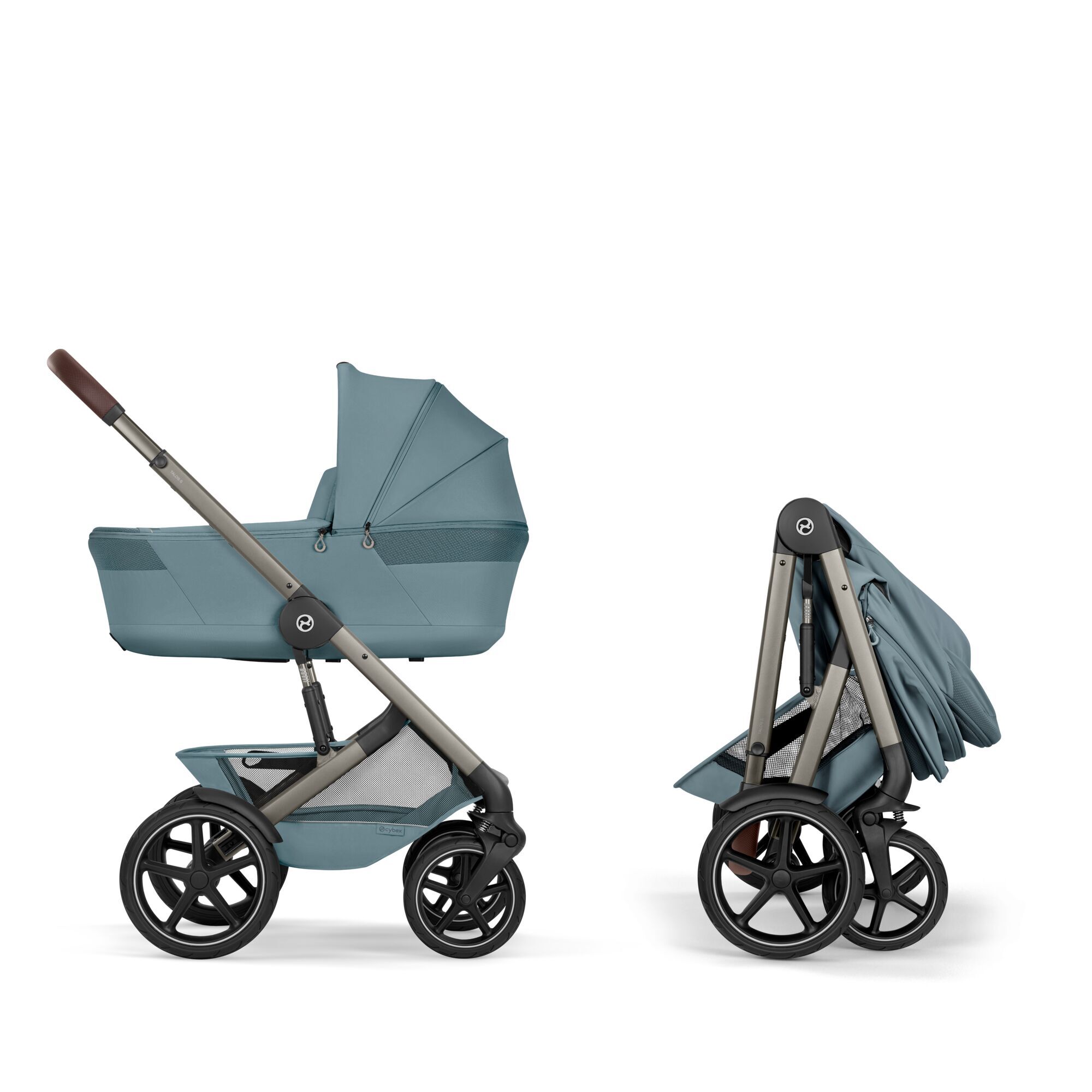 Cybex® Talos™ S Lux Stroller Stormy Blue (ToupeFrame)