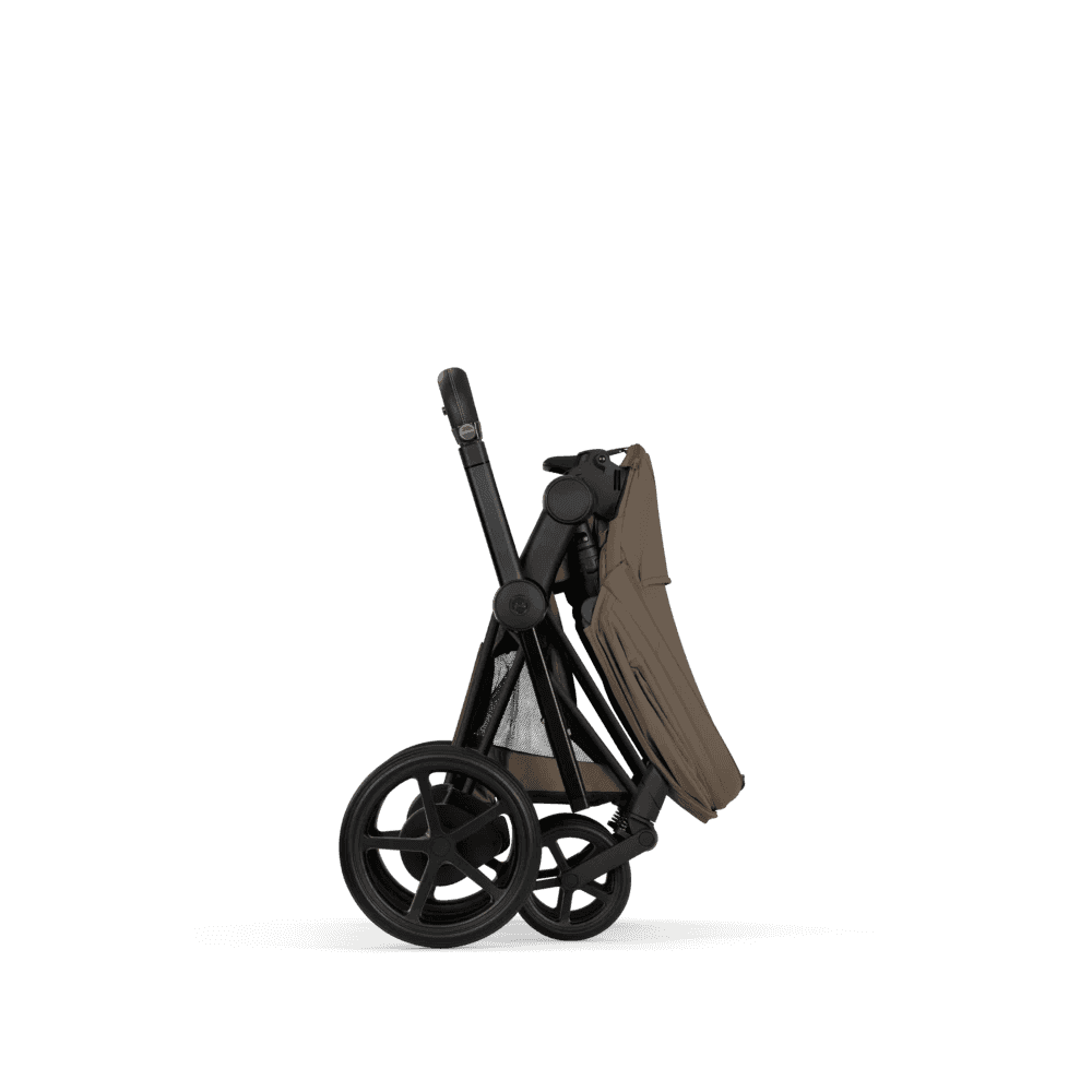 Cybex Platinum® Otroški voziček s zložljivo košaro 2v1 e-Priam™ Comfort Coconut Brown | Matt Black Cybex Platinum