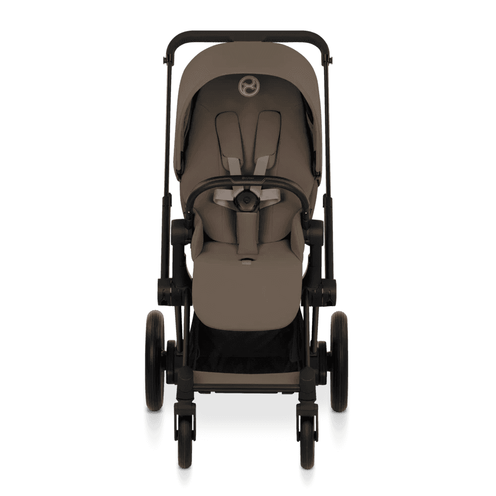 Cybex Platinum® Otroški voziček s zložljivo košaro 2v1 e-Priam™ Comfort Coconut Brown | Matt Black Cybex Platinum