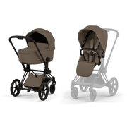 Cybex Platinum® Otroški voziček s zložljivo košaro 2v1 Priam™ Comfort Coconut Brown | Matt Black Cybex Platinum
