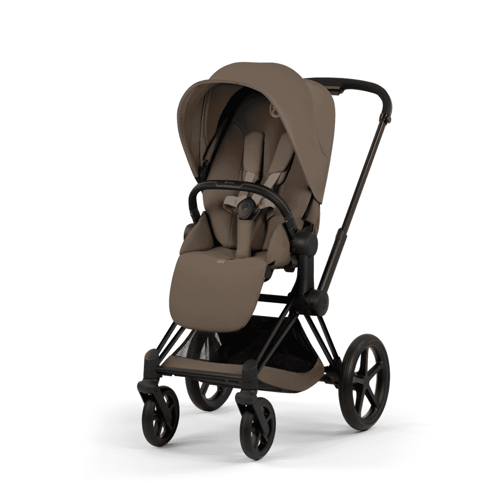Cybex Platinum® Otroški voziček s zložljivo košaro 2v1 Priam™ Comfort Coconut Brown | Matt Black Cybex Platinum