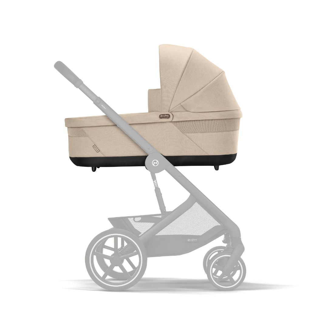 Cybex® Paket 3v1 Otroški voziček Balios S Lux + Avtosedež Cloud G Almond Beige Cybex