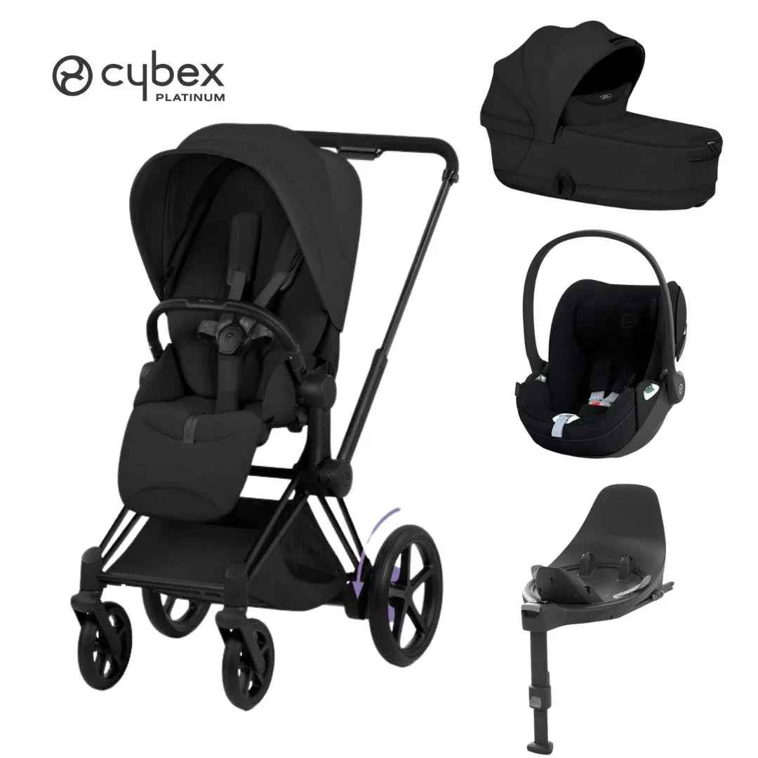 Cybex Platinum® e-Priam™ 4-in-1 Stroller Travel System + Cloud T