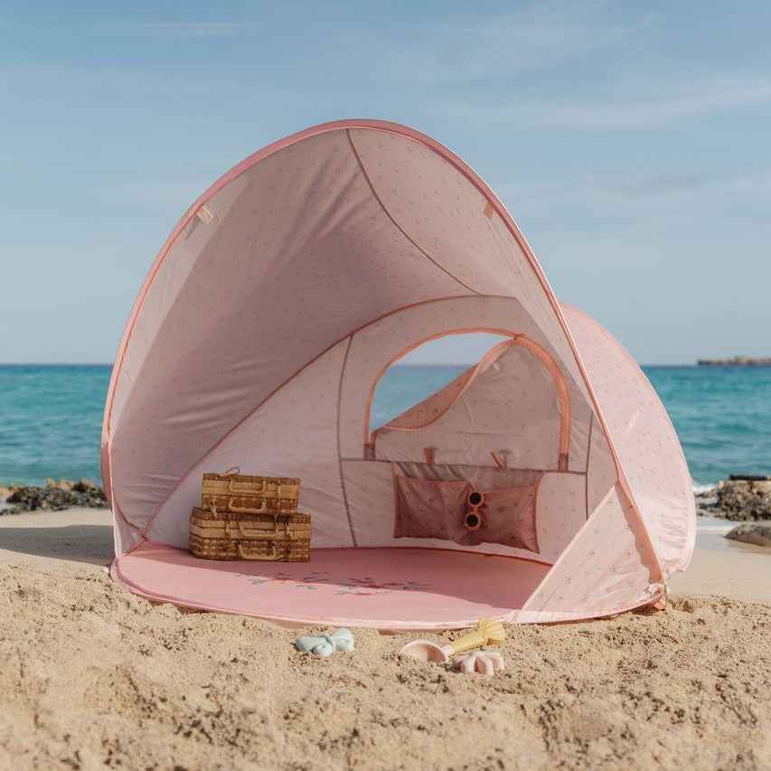 beach foldable tent Little Dutch® Beach Pop-up Tent Ocean Dreams Pink – Evitas