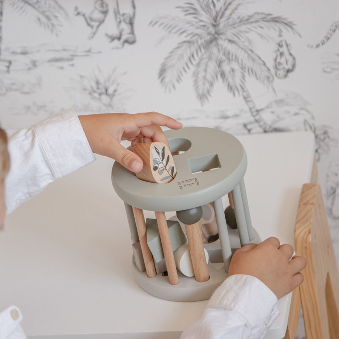 Label Label® Leseni aktivnostni valj Olive Green Label Label