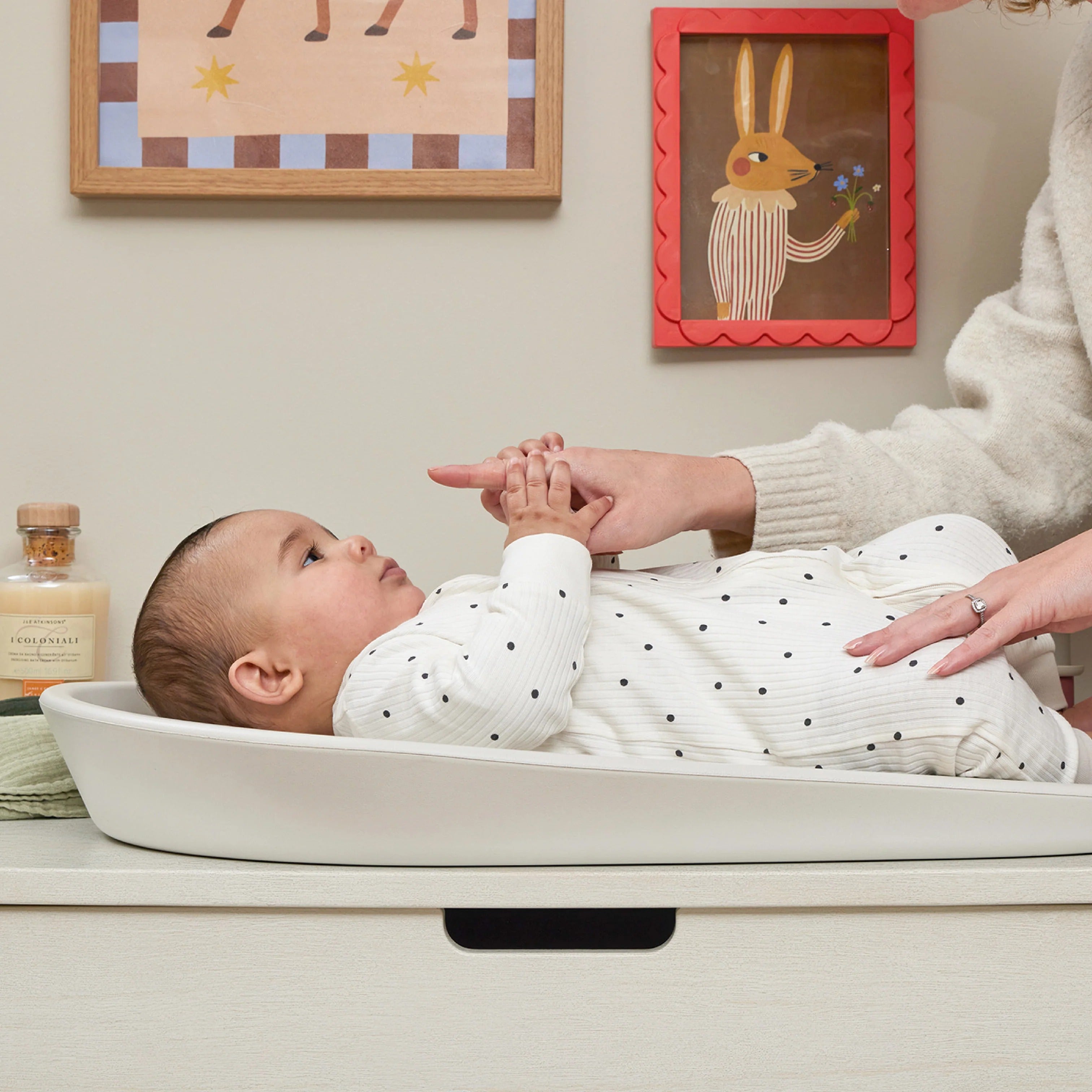 Shnuggle® Changing mat Squishy Ivory