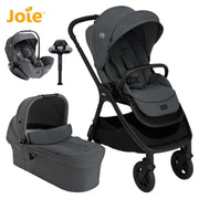 Joie® Otroški voziček 4v1 Finiti™ + i-Level™ Pro Signature Ebony + IsoFix baza Encore