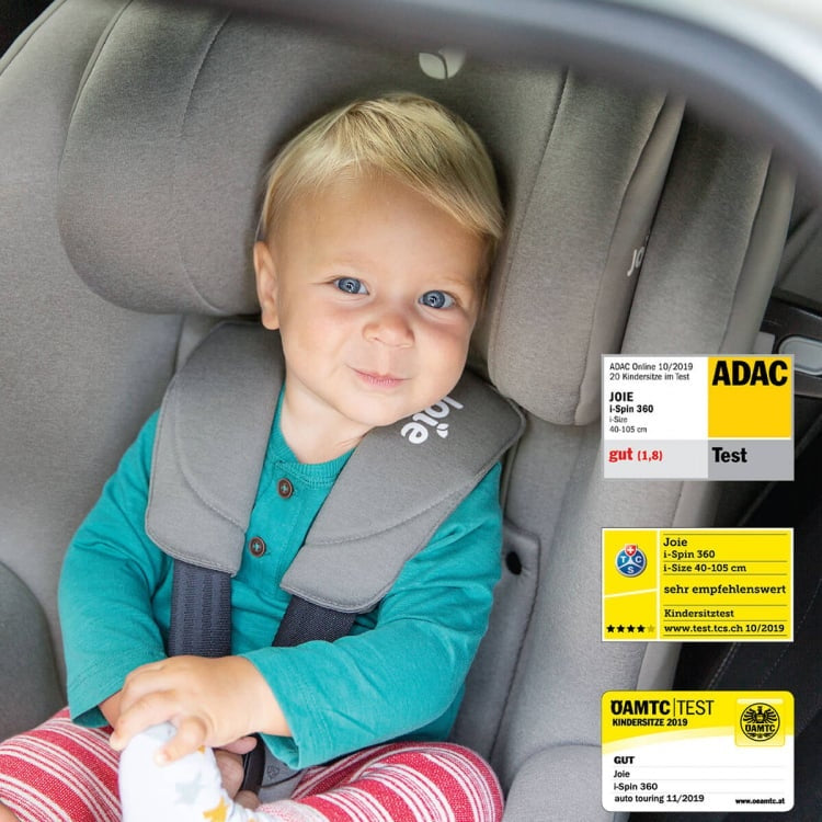 Joie® Kinderautositz i-Spin™ 360 i-Size (40-105 cm) Mercury Mesh – slika 2