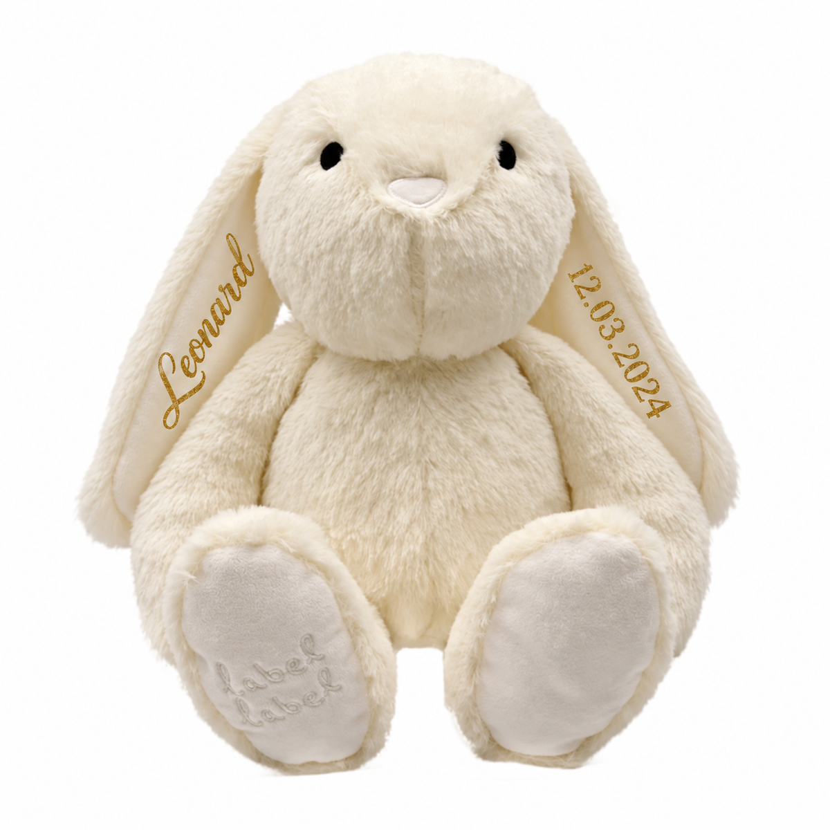 Label Label® Plush bunny Rosa L 34cm Ivory – slika 2
