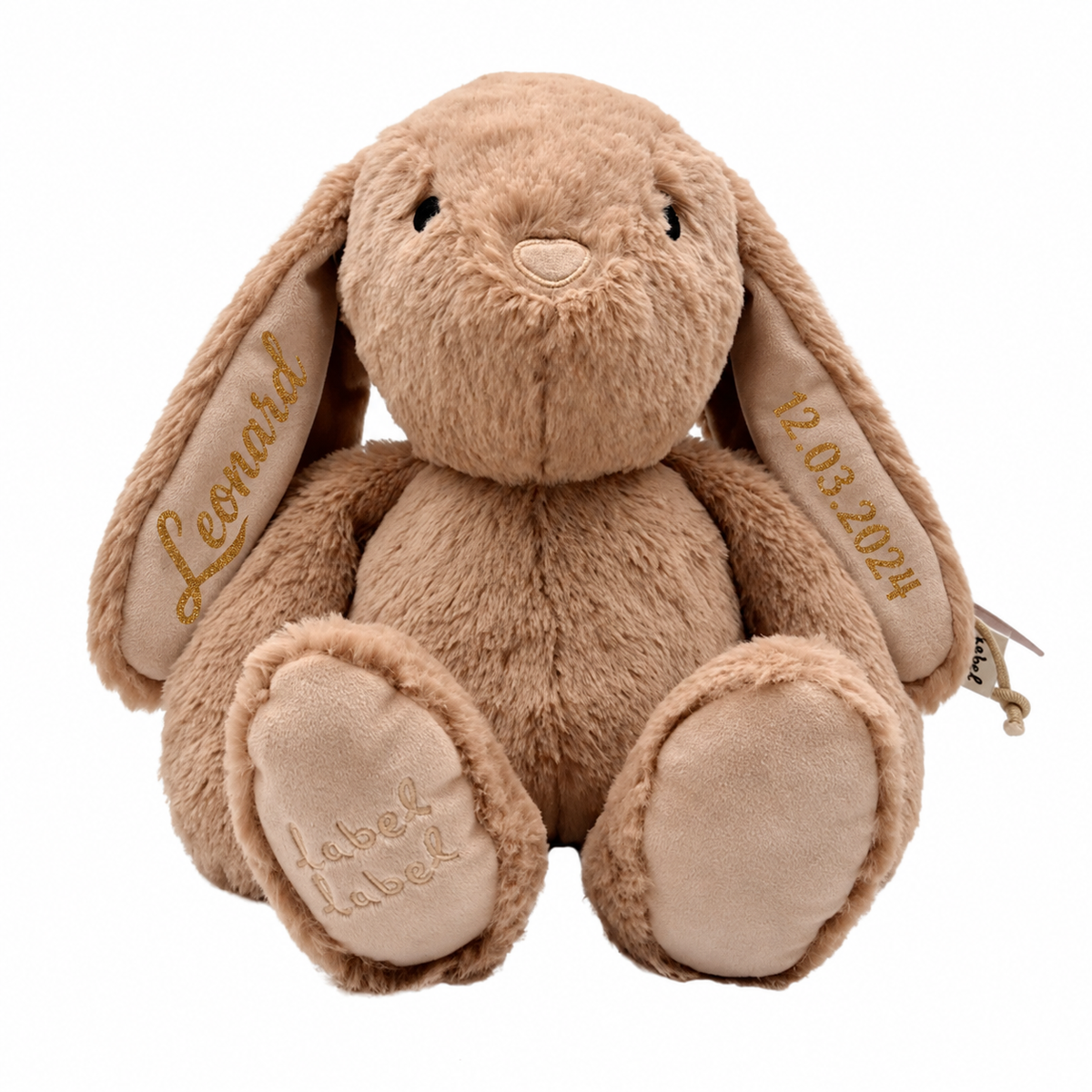 Label Label® Plush Bunny Rosa L 34cm Nougat – slika 2