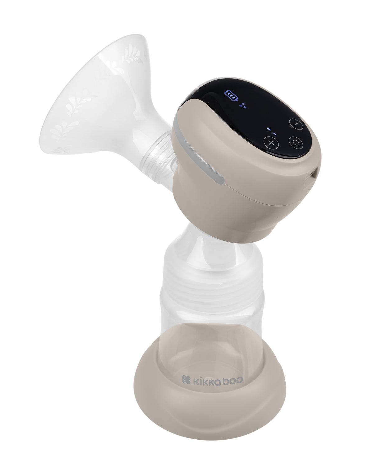KikkaBoo® Prenosna električna črpalka Leia Plus Beige – slika 2
