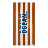 Little Dutch® Ręcznik plażowy Ocean World Brown Stripe