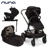 Nuna® Stroller 4in1 Demi™ Next with Ride-on Board + Pipa™ Next Caviar + Isofix Base Next