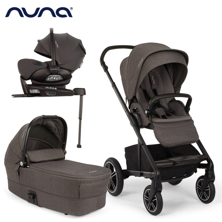 Nuna® Otroški voziček 4v1 Mixx™ Next + Arra™ Flex Thunder + Isofix baza Next Nuna