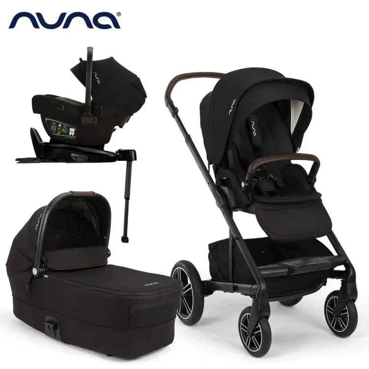 Nuna® Stroller 4in1 Mixx™ Next + Pipa™ Next Caviar + Isofix base Next – Evitas