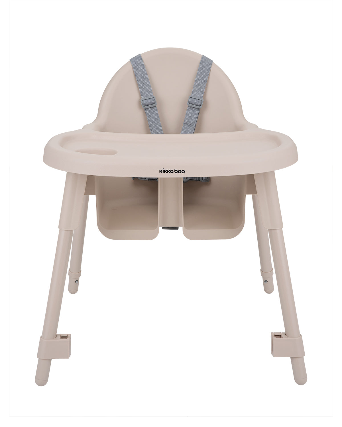 KikkaBoo® Otroški stolček za hranjenje 2v1 Oaty Beige – slika 8
