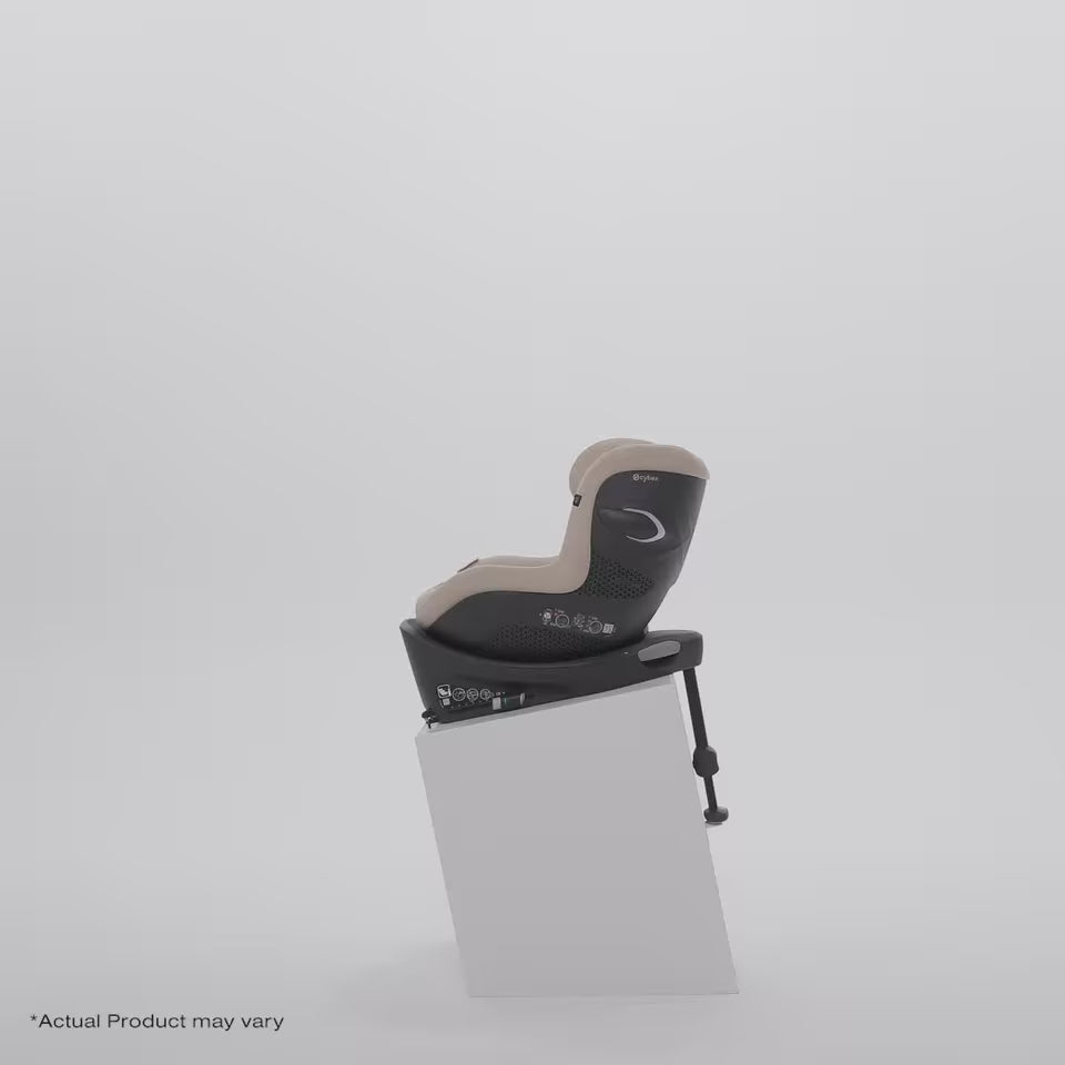 Load video: Cybex® Car Seat Sirona G3 i-Size (40-105cm) PLUS Stone Grey