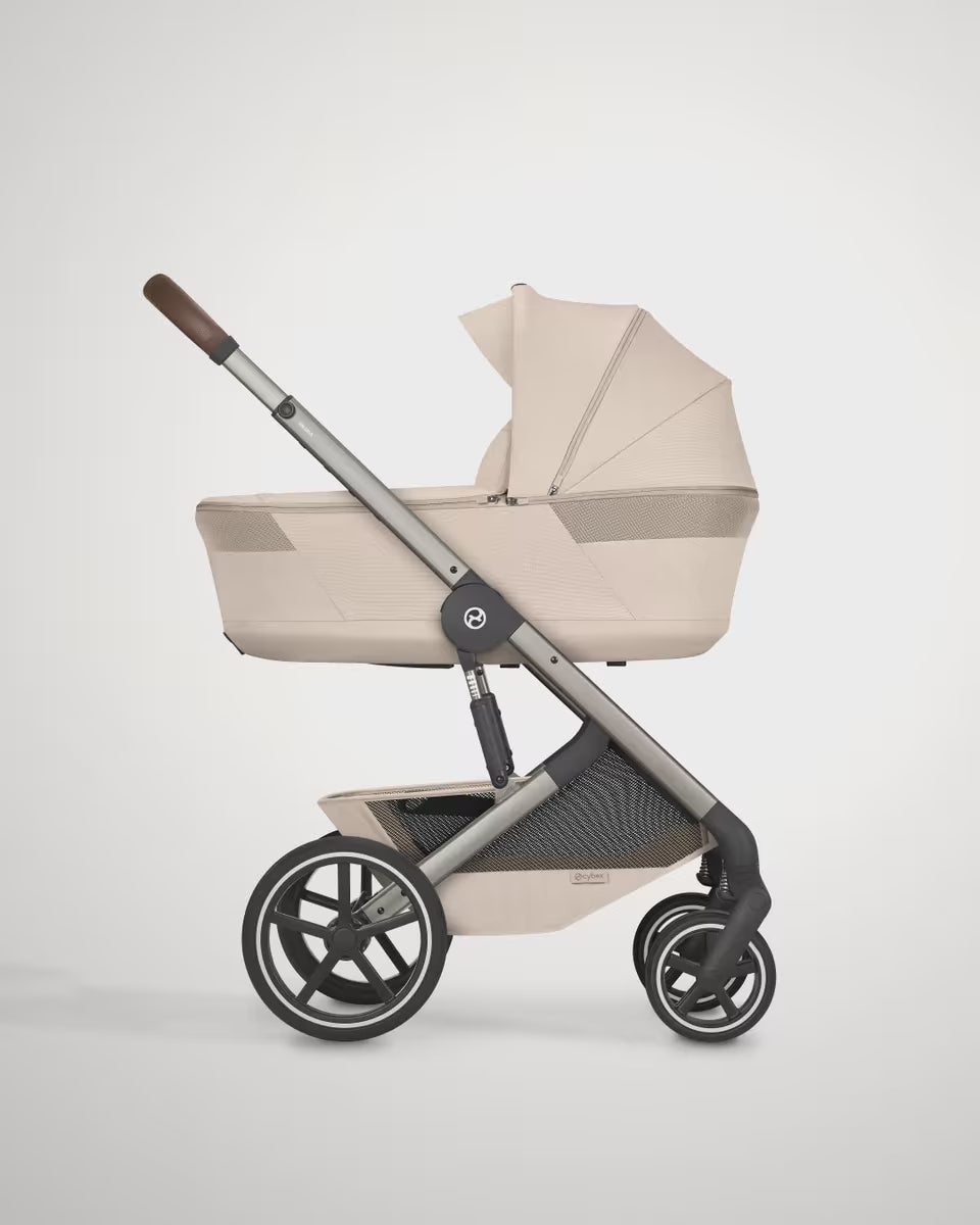 Load video: Cybex® Balios S Lux Stroller with Fold Cot 2-in-1