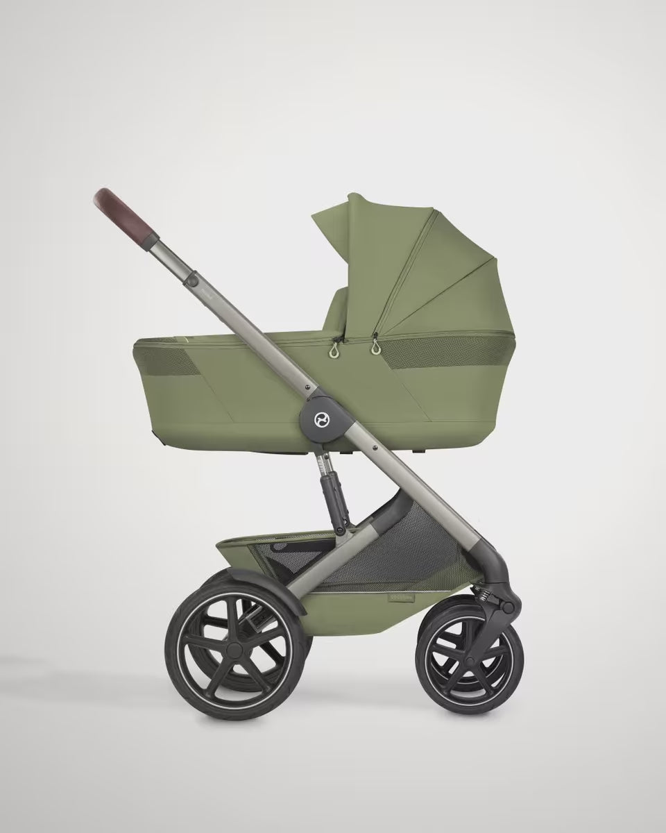Load video: Cybex® Talos™ S Lux Stroller Stormy Blue (ToupeFrame)