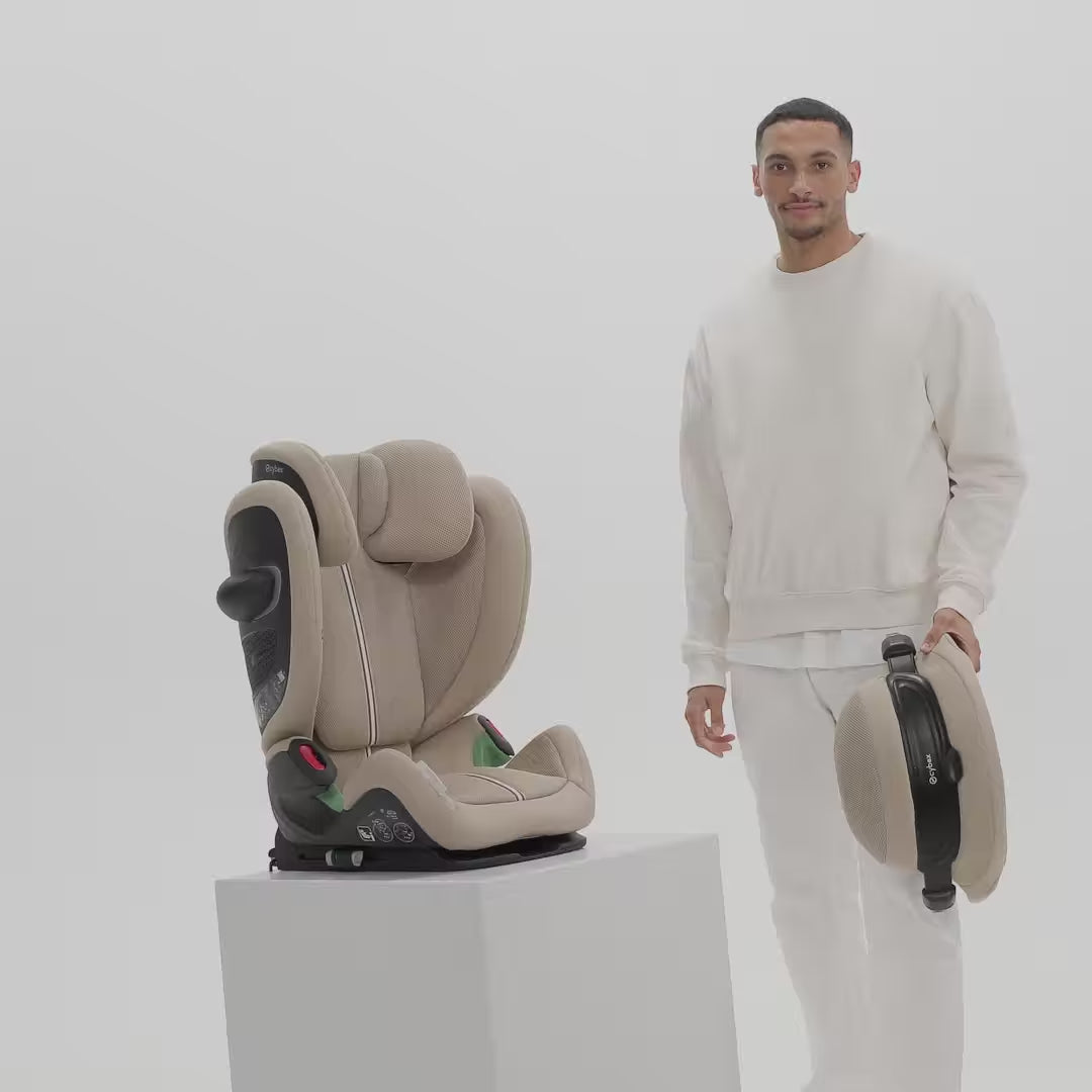 Carica video: Cybex® Seggiolino auto Pallas G3 i-Size (76-150cm) Almond Beige