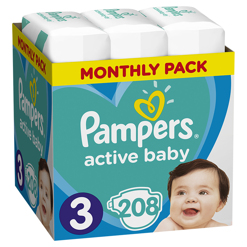 Pampers® Diapers Active Baby Dry Size 3 