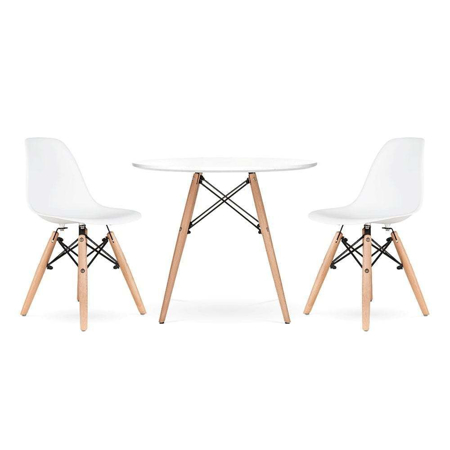 EM Furniture Scandinavian Inspired Kid's Chair White | Evitas