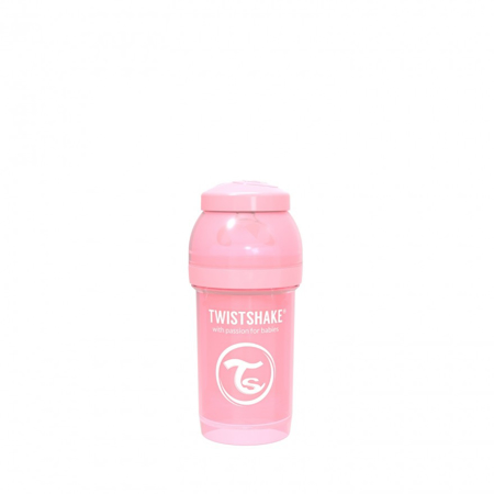 Twistshake Anti-Colic Bottle 180ml (0+M) - Pastel Pink