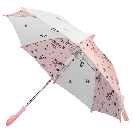 Kidzroom® Umbrella Fearless & Cuddle Peach