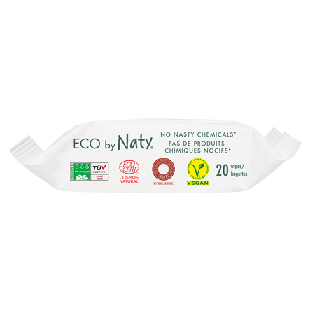 Eco by Naty® Wet Wipes Travel Pack 20 pcs.