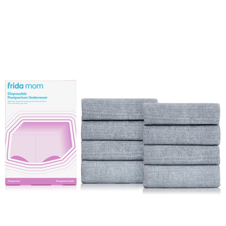 Frida Mom - Fridababy - High-Waist Disposable Postpartum Underwear -  C-Section Recovery - Super Soft, Stretchy, Latex Free - Hospital Bag  Essential - Regular, 8 Pack 