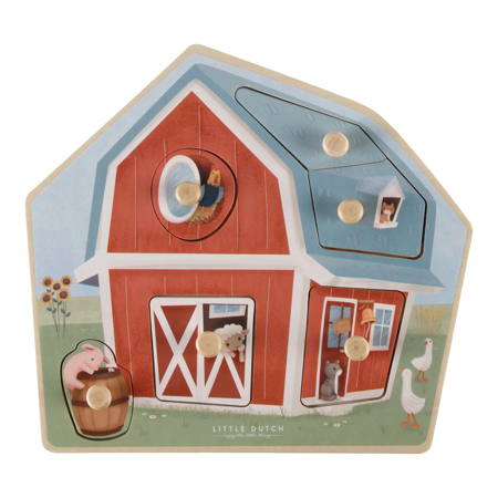 Little Dutch® Wooden puzzle Little Farm